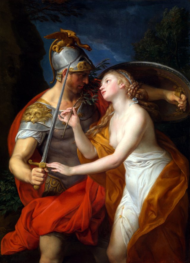 Allegory of Peace and War by Pompeo Batoni