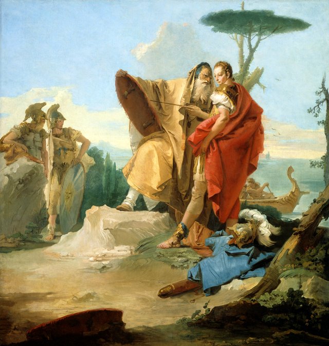 Rinaldo and the Magus of Ascalon by Giovanni Battista Tiepolo