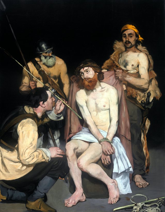 Jesus Mocked by the Soldiers by Édouard Manet