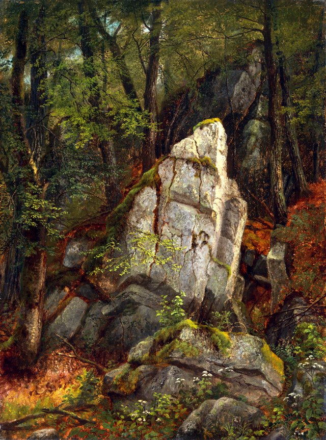 Study of Rocks in Pearson's Ravine by Asher Brown Durand