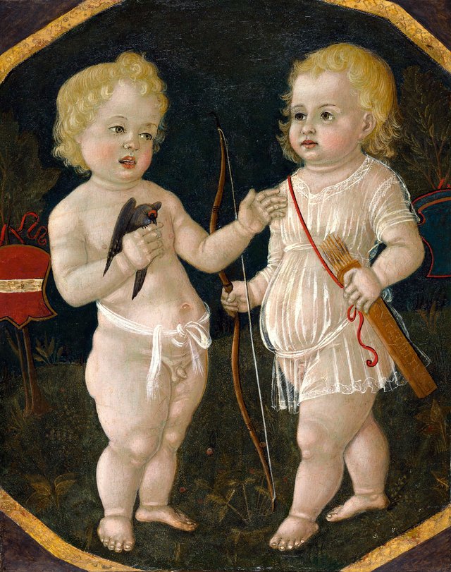 Two Putti by Matteo di Giovanni