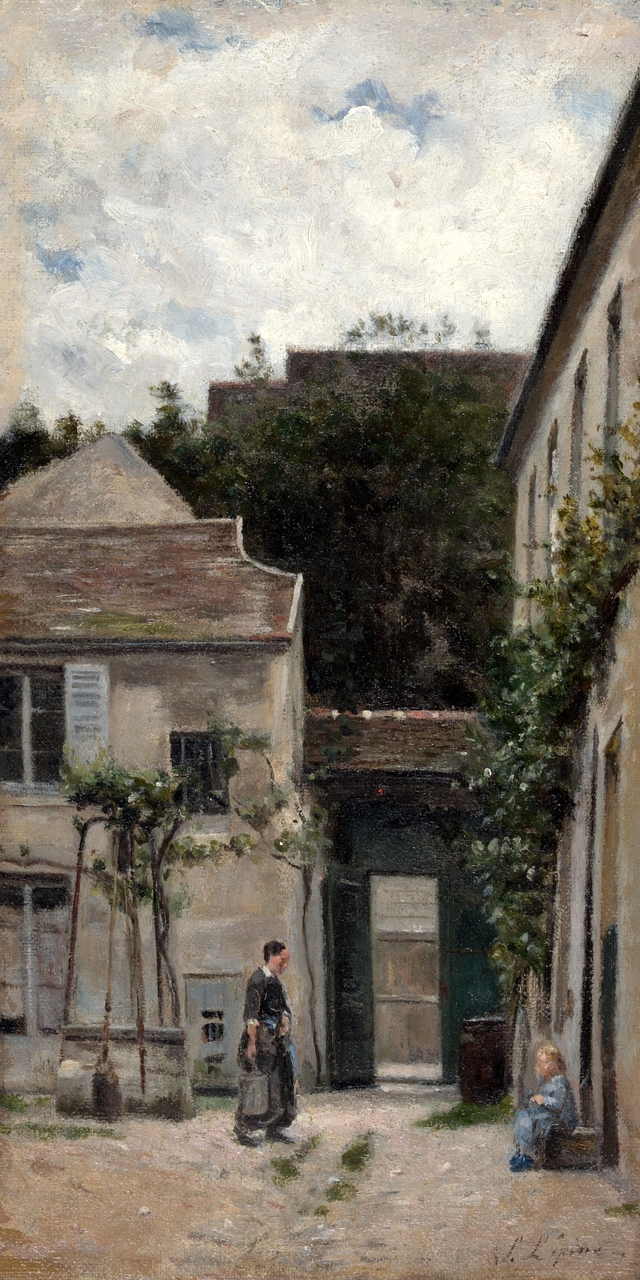 The Courtyard by Stanislas Lépine