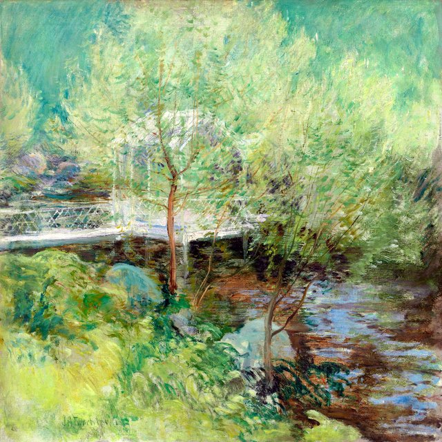 The White Bridge by John Henry Twachtman