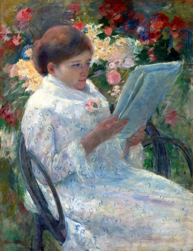 On a Balcony by Mary Cassatt