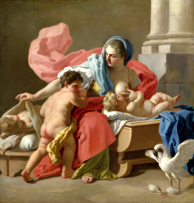 Allegory of Charity by Francesco de Mura