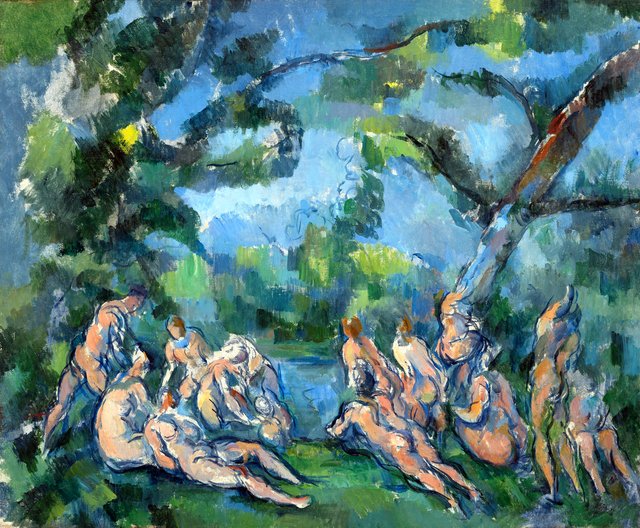 The Bathers by Paul Cézanne
