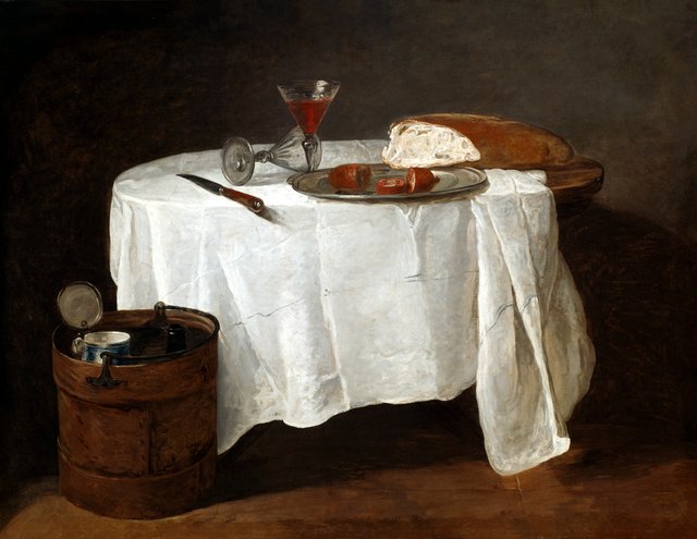The White Tablecloth by Jean-Baptiste-Siméon Chardin