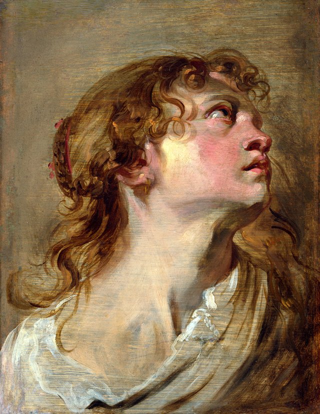 Head of a Girl by Anthony van Dyck