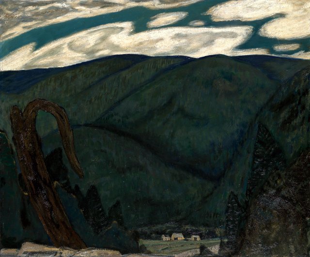 The Dark Mountain by Marsden Hartley