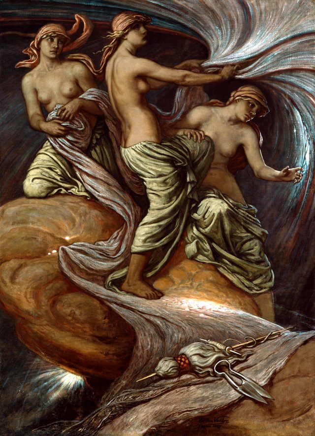 The Fates Gathering in the Stars by Elihu Vedder