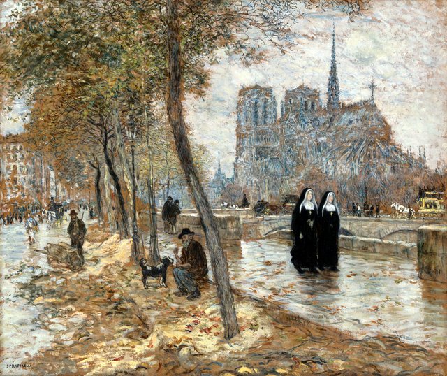 Notre Dame de Paris by Jean-François Raffaëlli