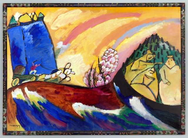 Painting with Troika by Wassily Kandinsky