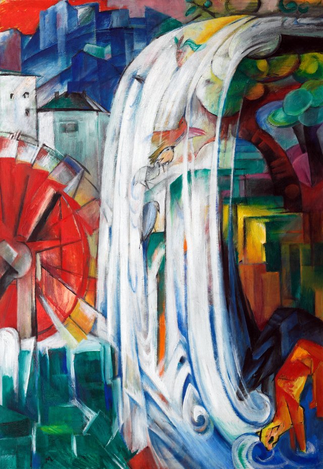The Bewitched Mill by Franz Marc