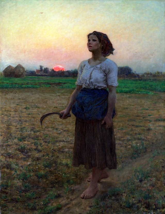 The Song of the Lark by Jules Breton