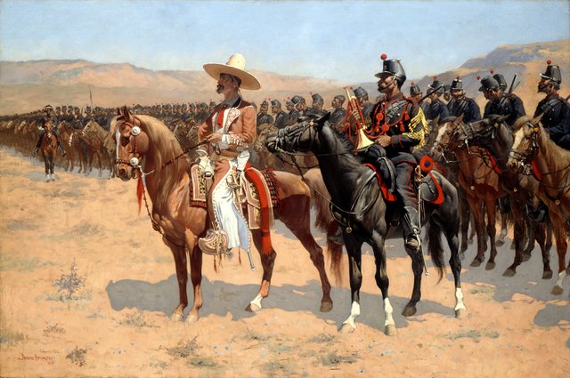 The Mexican Major by Frederic Remington