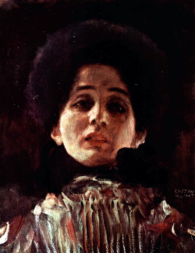 Portrait of a Woman by Gustav Klimt