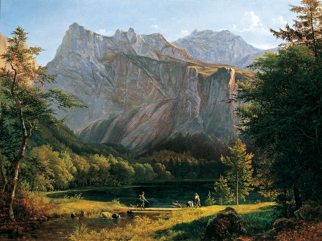 Backward lake Langbath by Josef Feid