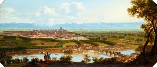 Die befestigte Stadt Verona by Alois von Saar