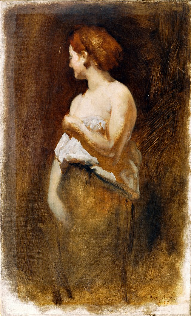 Weiblicher Akt by Franz Rumpler