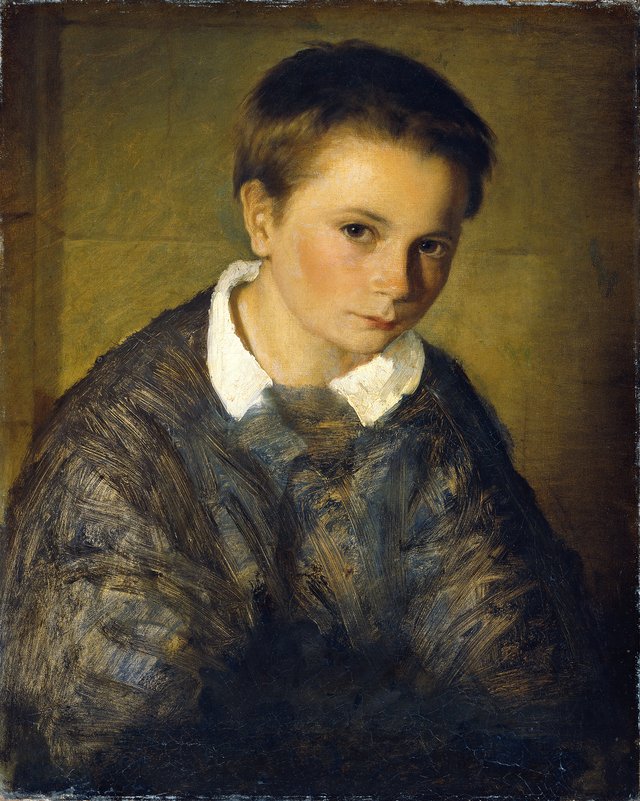 Knabenbildnis by Eduard Kurzbauer