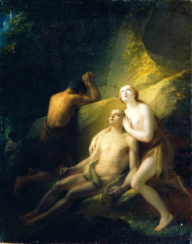 Adam and Eve Mourn the Dead Abel by Heinrich Füger