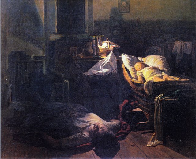 Depleted power by Ferdinand Georg Waldmüller