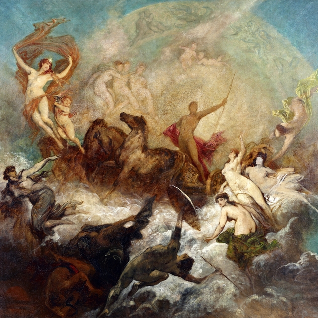 Der Sieg des Lichtes über die Finsternis by Hans Makart