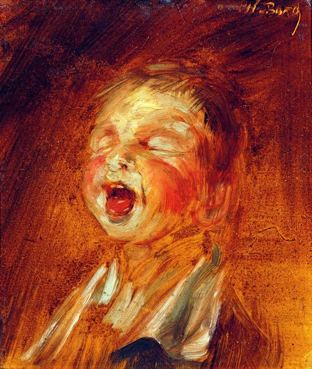 Schreiender Knabe by Wilhelm Busch