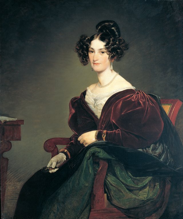 Amalie Klein by Friedrich von Amerling