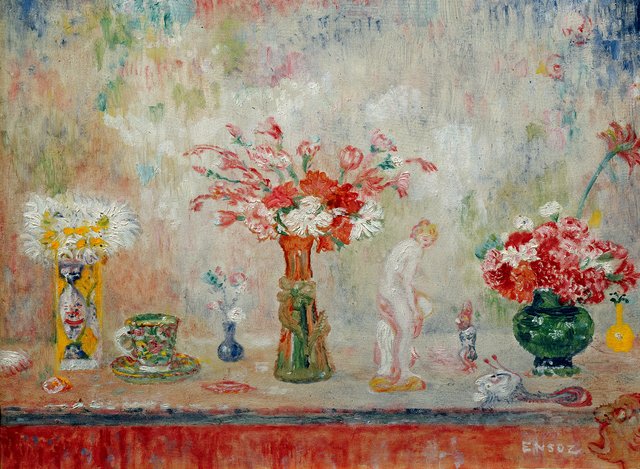 Smile of Carnations, Caress of Daisies by James Ensor