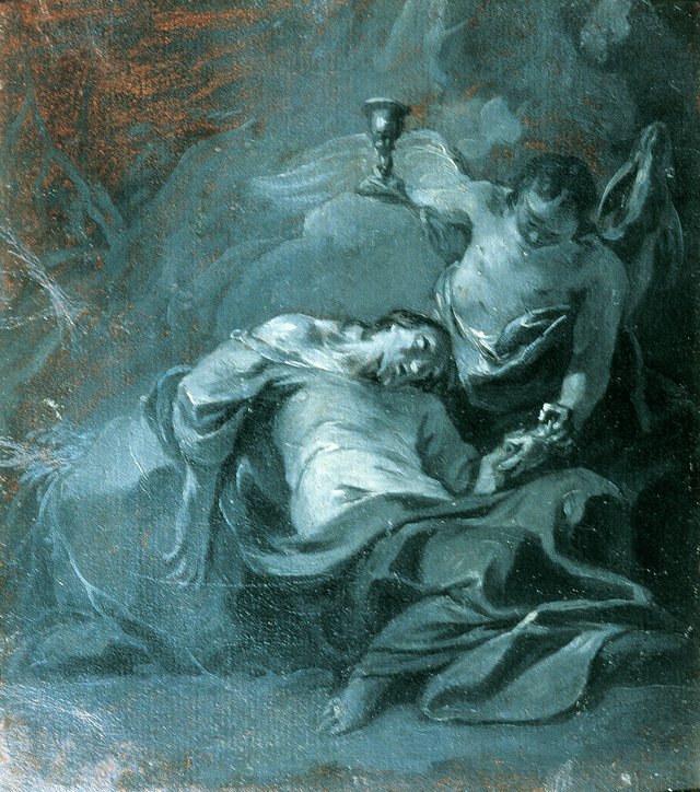 Christ on the Mount of Olives (I) by Franz Sigrist