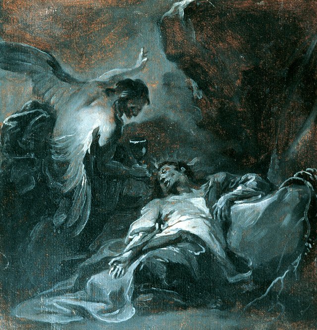Christ on the Mount of Olives (II) by Franz Sigrist