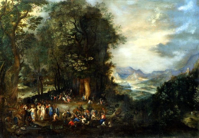 Sutler Camp at the Edge of the Forest by Johann Jakob Hartmann