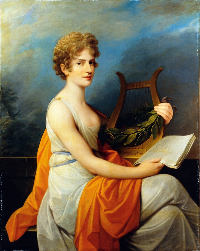The Court Opera singer Theresa Hall as "Eva" in Joseph Haydn's "Creation" by Heinrich Füger