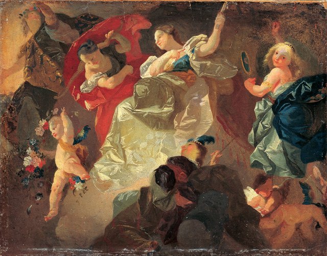 Virtues by Josef Winterhalder der Jüngere