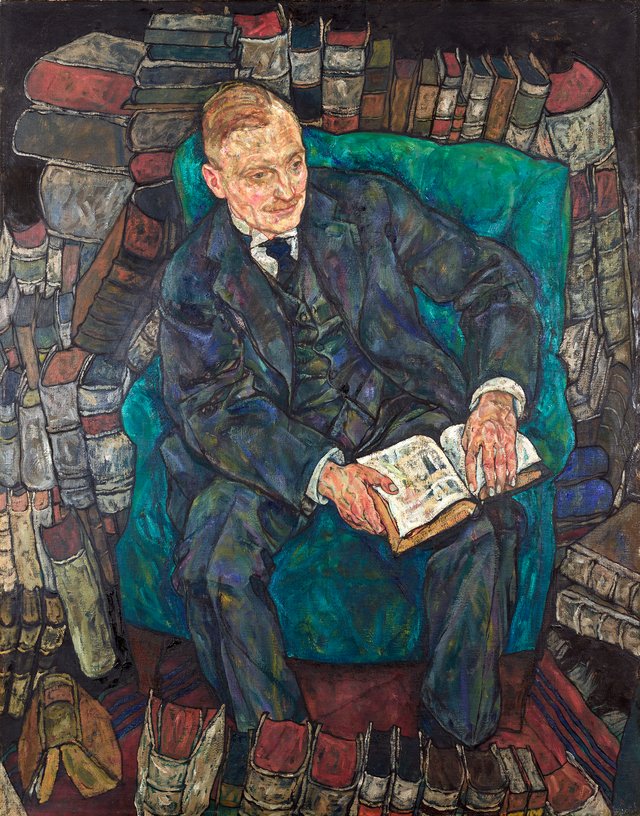 Dr. Hugo Koller by Egon Schiele