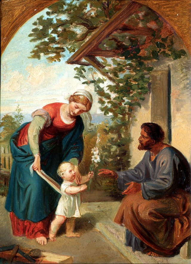 Heilige Familie by Joseph Hasslwander