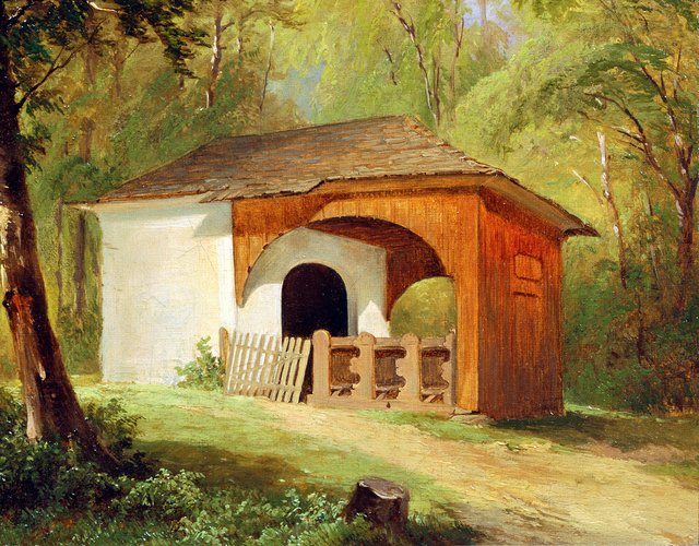 Waldkapelle by Friedrich Hasslwander
