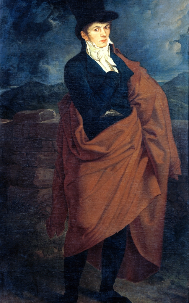 Selbstbildnis in ganzer Figur by Karl Russ