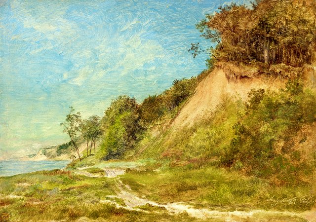 Dünenstrand an der Ostsee by Friedrich Loos