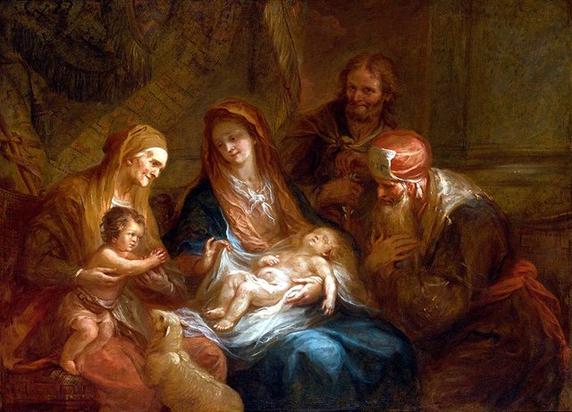 Die heilige Sippe by Martin Johann Schmidt