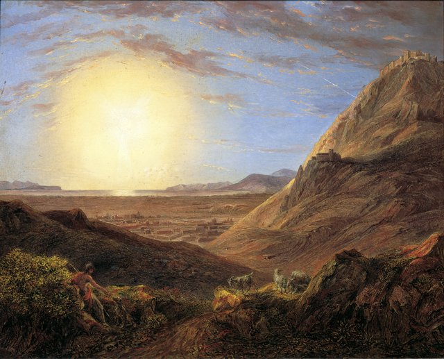 Athen nach Sonnenaufgang by Karl Agricola