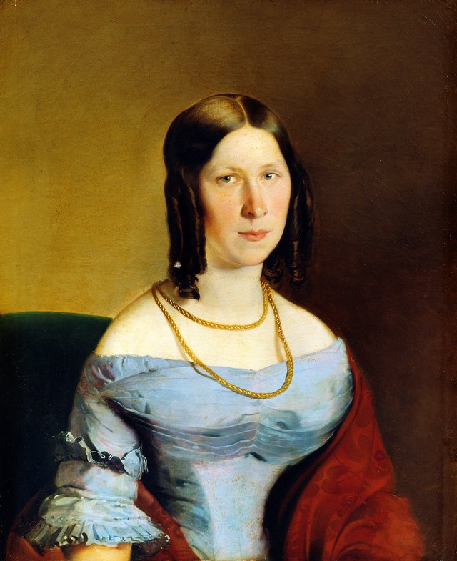 Damenbildnis by Eduard Swoboda