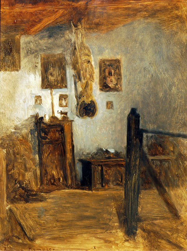 Vorhaus im Geburtshaus des Künstlers by Franz Rumpler