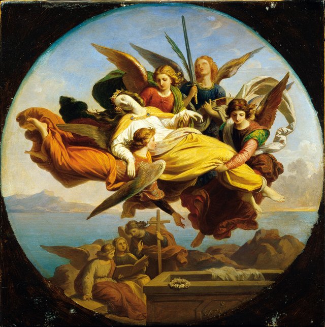 Saint Catherine by Karl von Blaas