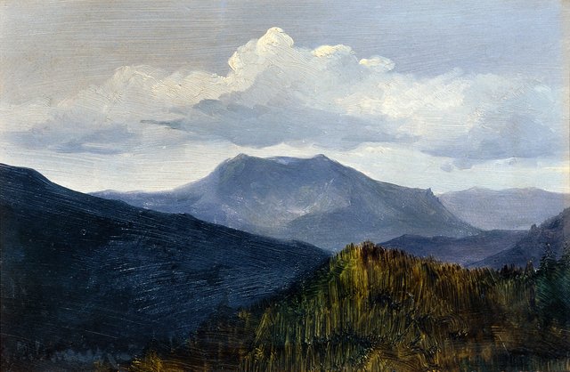 Der Schneeberg bei Gutenstein by Anton Hlávacek