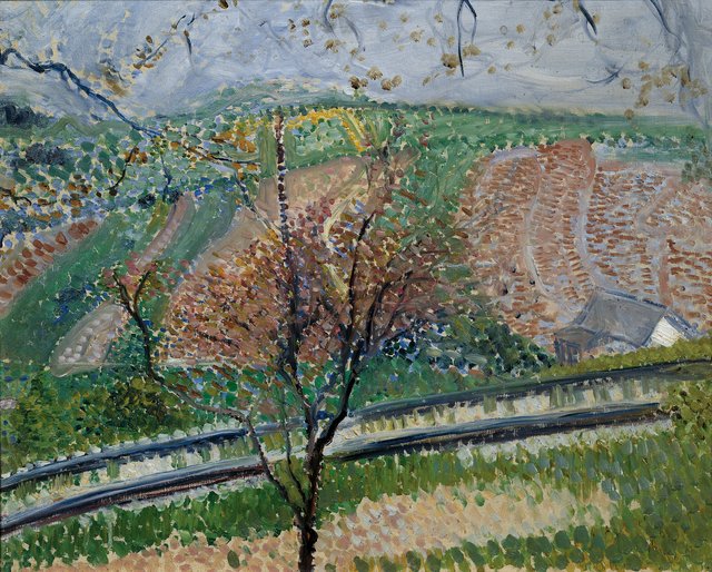 Railway to the Kahlenberg by Richard Gerstl