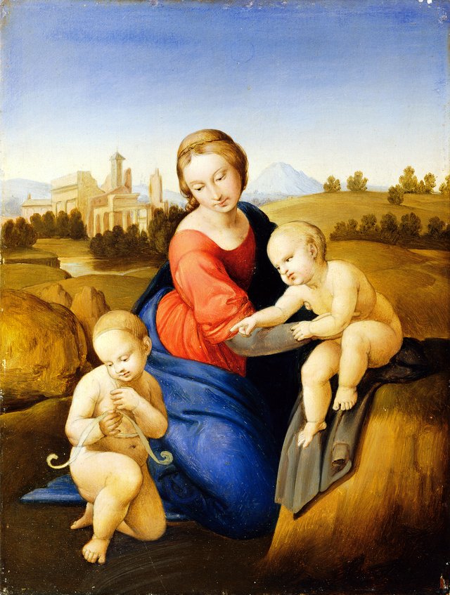 Madonna mit Kind und Johannesknaben by Johann Scheffer von Leonhardshoff