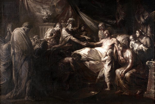 The Death of Germanicus by Heinrich Füger