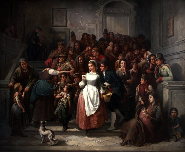Nach der Lotterieziehung by Friedrich Friedländer